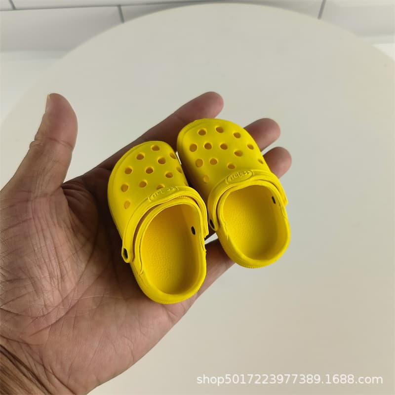 Crocs-style slippers, toy, cartoon cute small accessory, pet, DIY 2