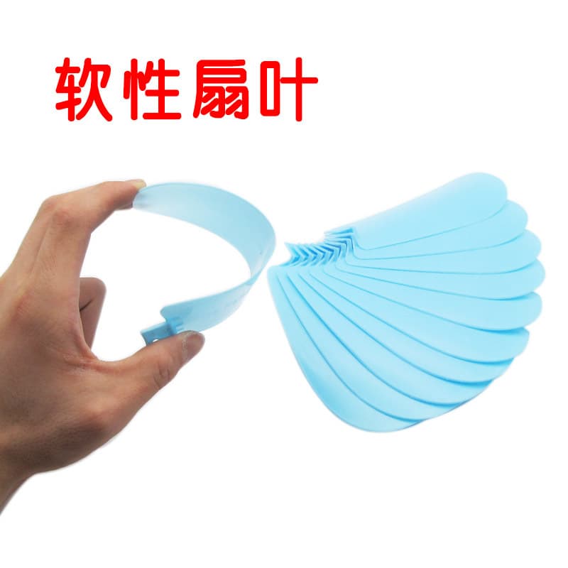 Mini small hanging fan blade thickened direct plug -in leaf small tabletop fan wind leaf fan pages to pages