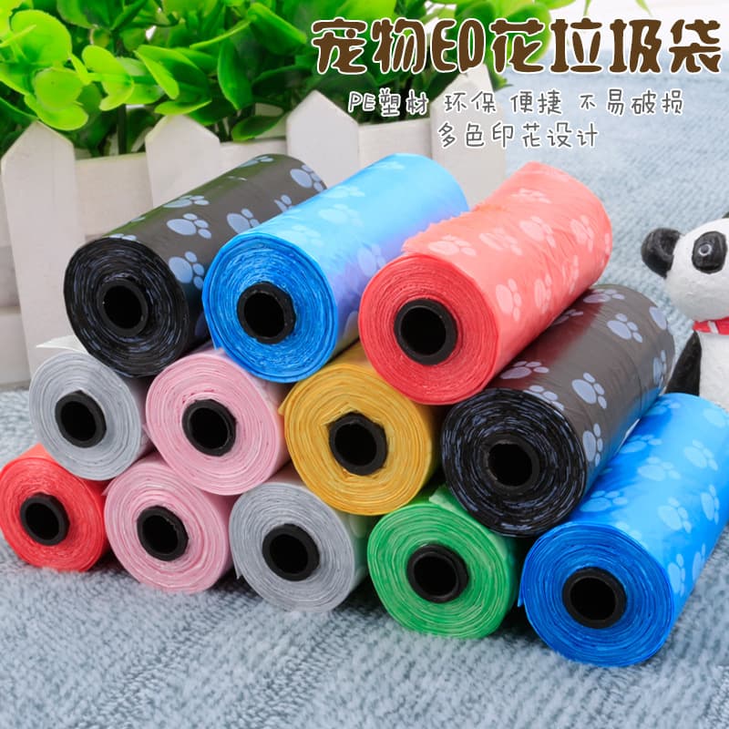 Poop bag pet garbage bag pet cat poop cat litter cleaning supplies out poop bag wholesale factory dog 2