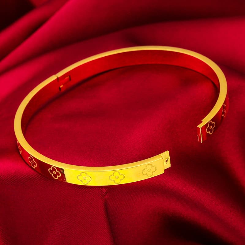 Vietnamese Sand Gold Block Bracelet Fashion Women's Bracelet Wholesale Live Send Jewelry Jewelry 3