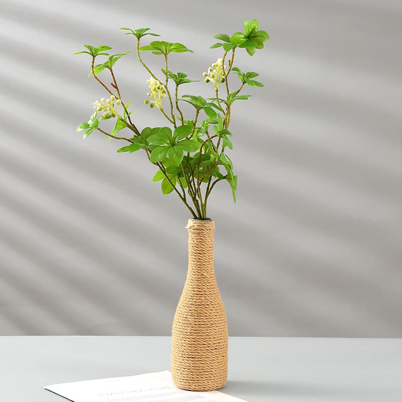 Simulation 5 cuckoo leaf green plant leaf photography props artificial flower home decoration plant potted bouquet 2