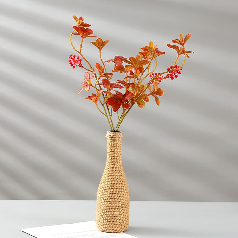 Simulation 5 cuckoo leaf green plant leaf photography props artificial flower home decoration plant potted bouquet 3
