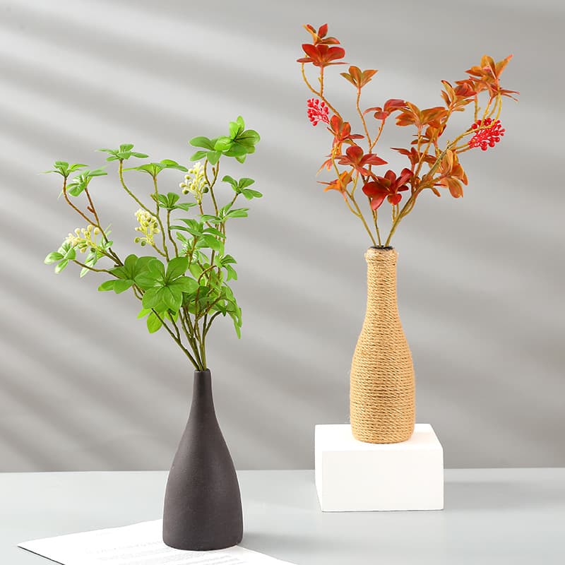Simulation 5 cuckoo leaf green plant leaf photography props artificial flower home decoration plant potted bouquet