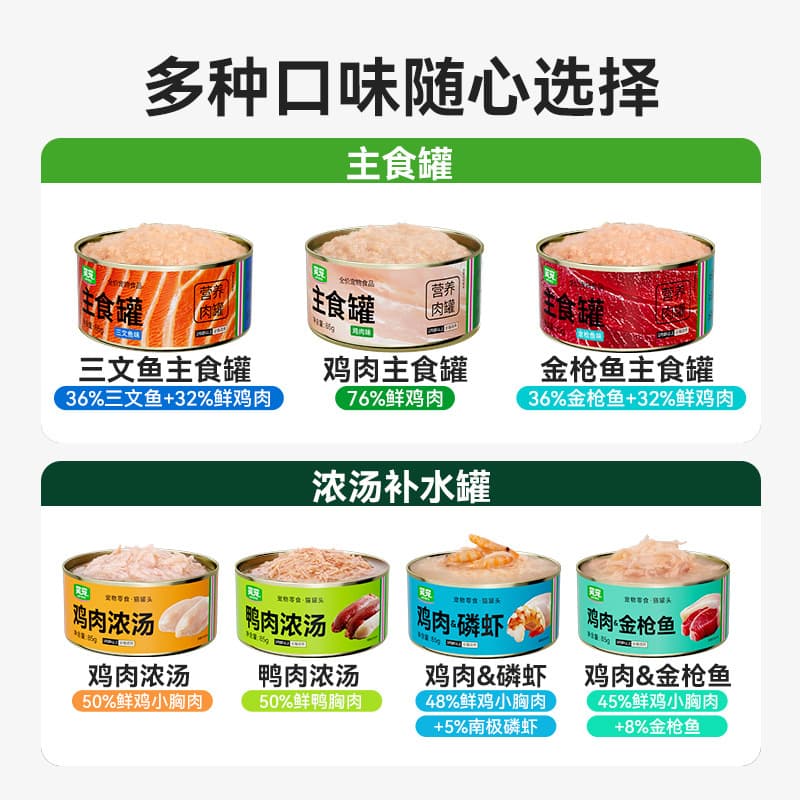 Xiaopet Canned Cat Food - Chicken & Salmon, 85g (Wholesale) 2