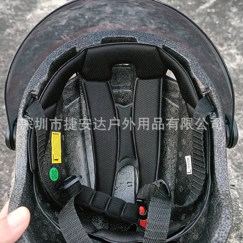 Windproof half helmet for men and women for adults for cycling, keep warm hat, mountain bike, cold-proof protecting glasses, car protection 2