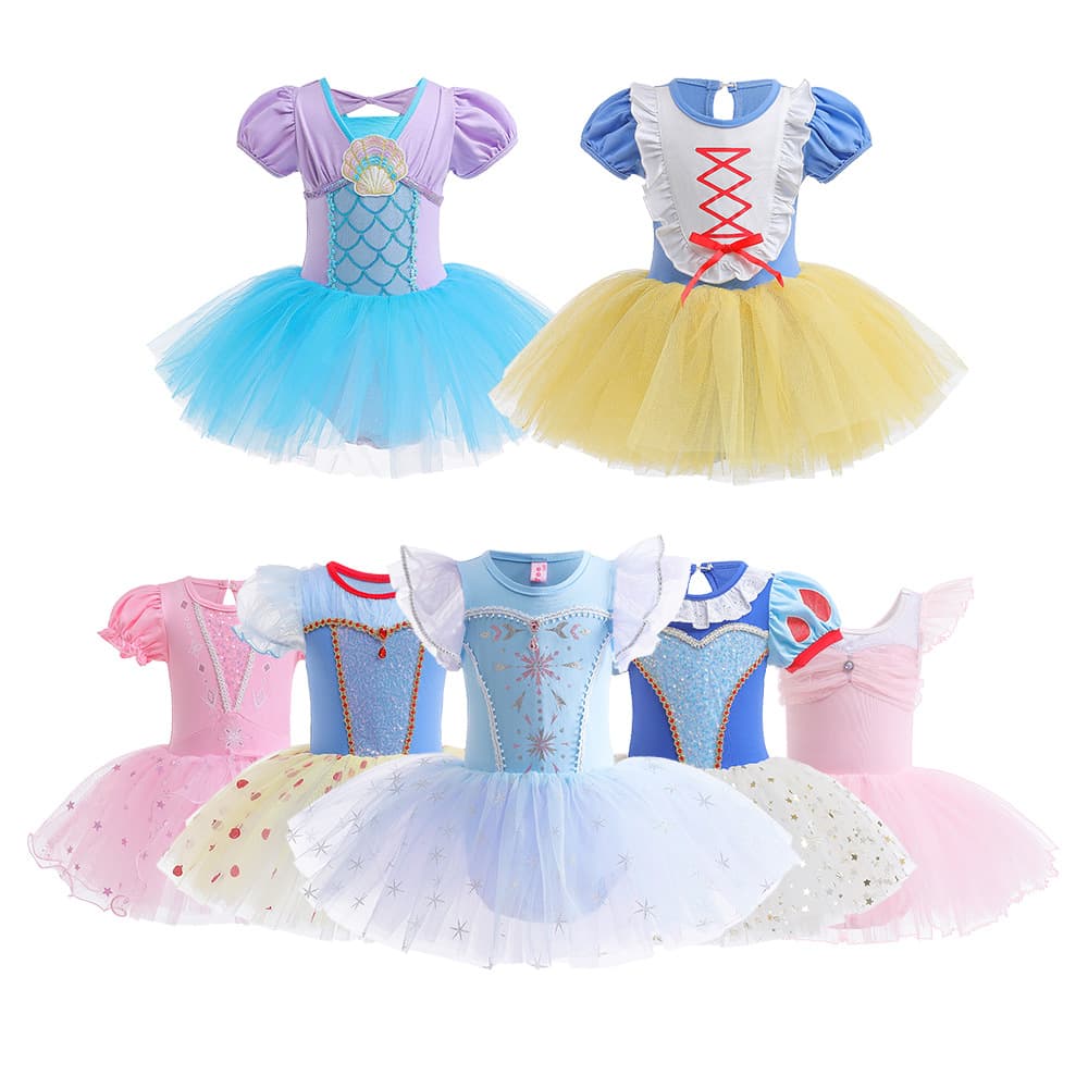 Genuine ballet shoes, skirt, small princess costume, Collection Year 2026, “Frozen”