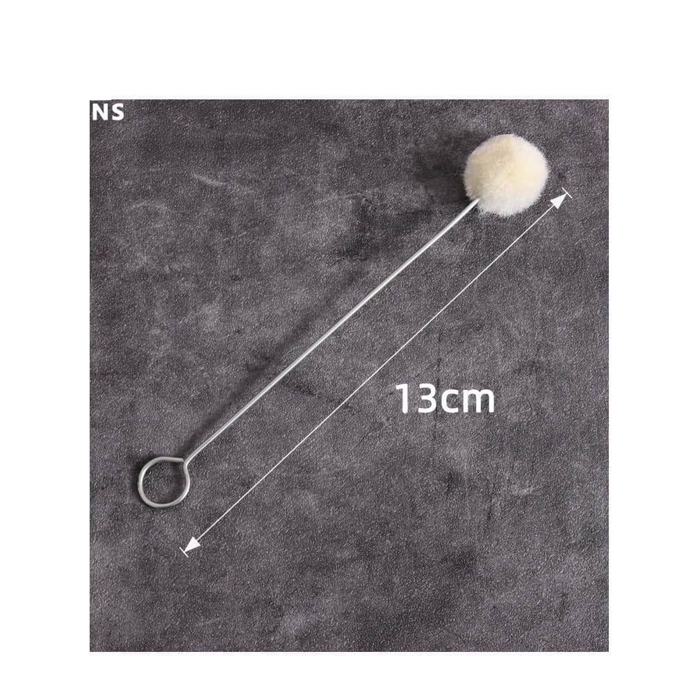 Wool ball brush Dye coloring Bed skin edge treatment Handmade DIY leather treatment tool coloring Wool ball 5