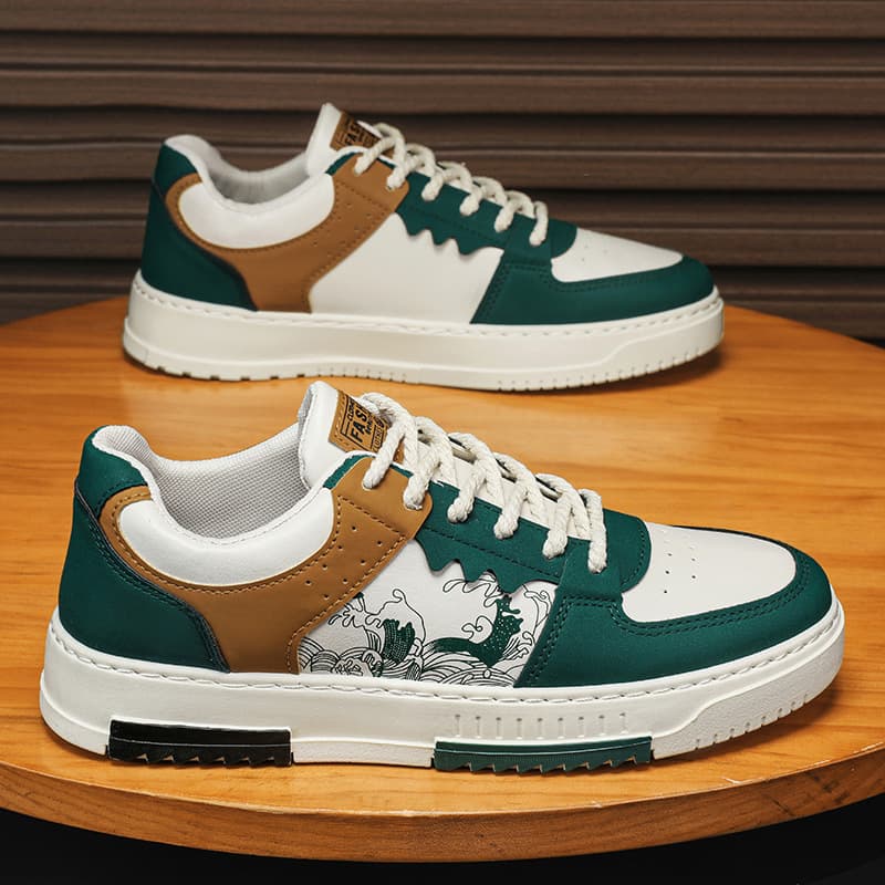 (Cross-border trading), sports trend universal white sneakers for leisure, plus size, soft sole 3