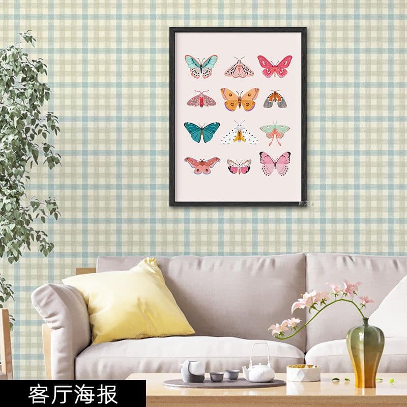 Amazon refined bedroom hanging painting DECOR art poster ins Modern background wall living room decorative painting 4