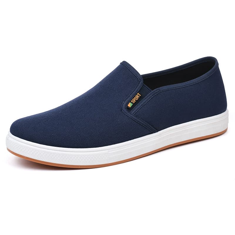 Low-top men's cloth shoes 2025 autumn style old Beijing cloth shoes men's casual shoes one-leg canvas shoes factory direct sales 5
