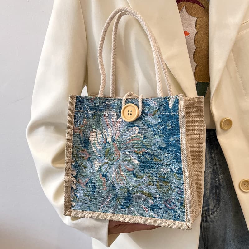 Fashionable shoulder bag for students, Japanese brand lunch box, Korean style