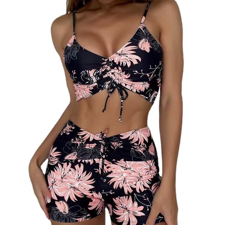 (Cross-border trading), multicoloured swimwear, 2023, European style, Amazon 5