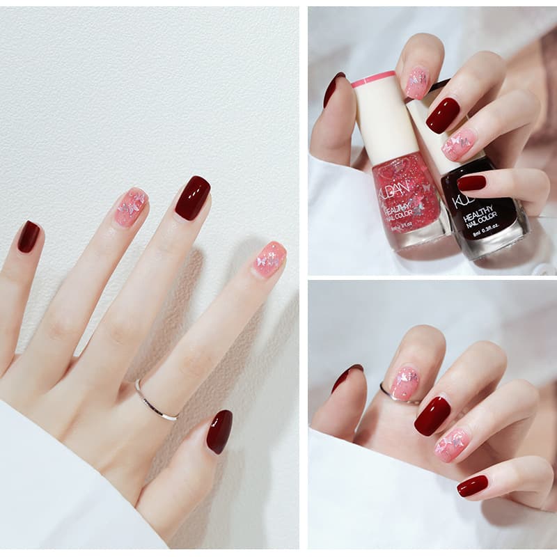Summer transparent nail polish, gel polish for manicure, no lamp dry 2
