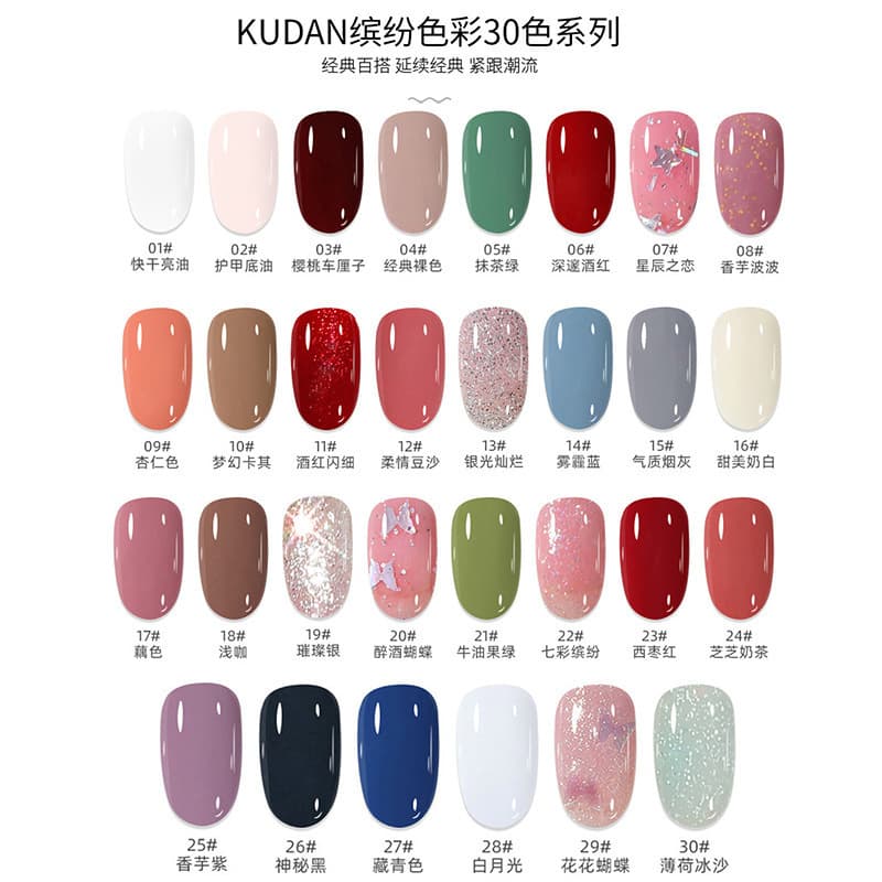 Summer transparent nail polish, gel polish for manicure, no lamp dry 4