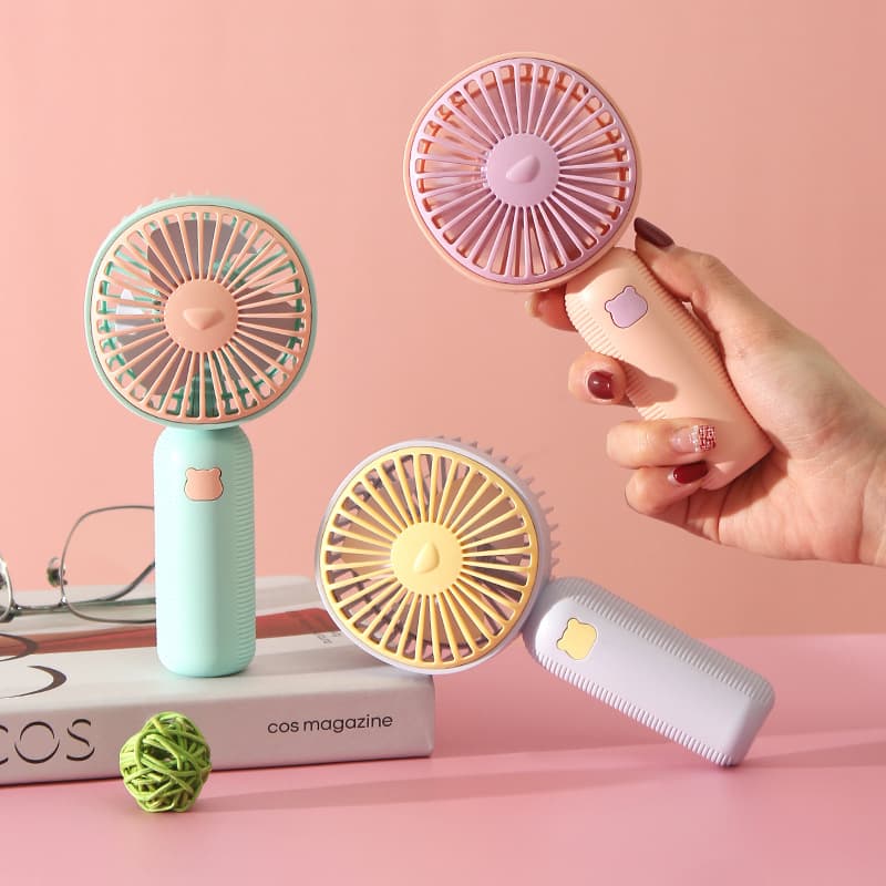 Summer cool handheld small table air fan