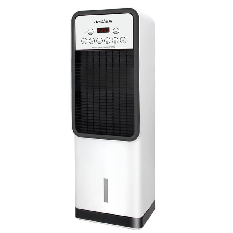 Water -cooled and air -conditioned fan -type electric fan home mobile cold and cold two -purpose leafless fan plus water plus ice fan 5