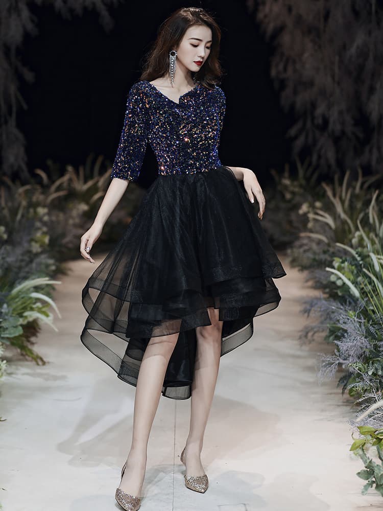(Wholesale), black evening dress, elegant skirt, for teenagers, french style 3