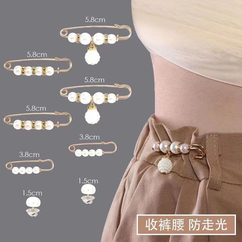 Brace, trousers, pin, protective underware, brooch, clips included