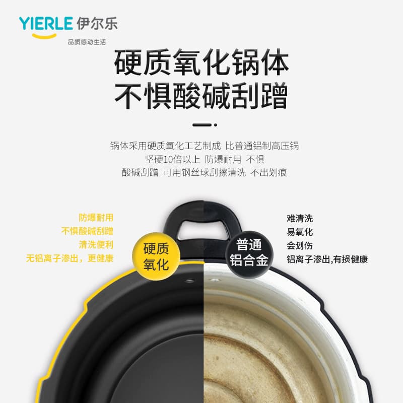 Cross-border super wear-resistant pressure cooker pressure cooker household gas stove induction cooker universal safety explosion-proof commercial large capacity 4