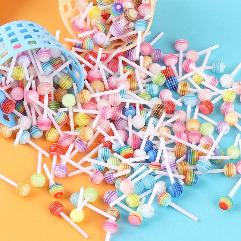(Wholesale), small realistic nail stickers for manicure for nails, food play, phone case with accessories 3