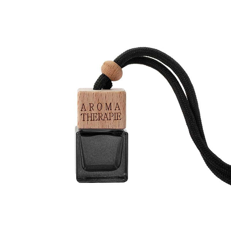 Black perfume, pendant, bottle for essential oils for auto, aromatherapy, rear view mirror, 8 ml 5