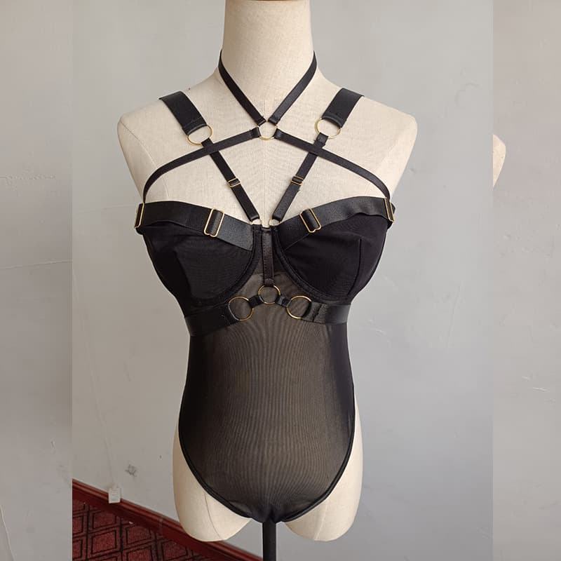 (Cross-border trading), breathable sexy belt, black underwear, tight 2