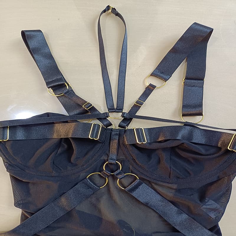 (Cross-border trading), breathable sexy belt, black underwear, tight 4