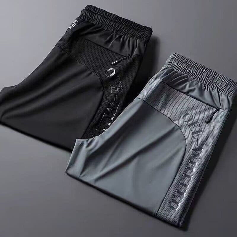 Summer silk quick dry light and thin sports comfortable trousers 3