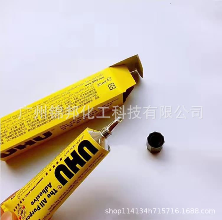 UHU Transparent powerful glue, cloth, 35 ml, 7 ml 3