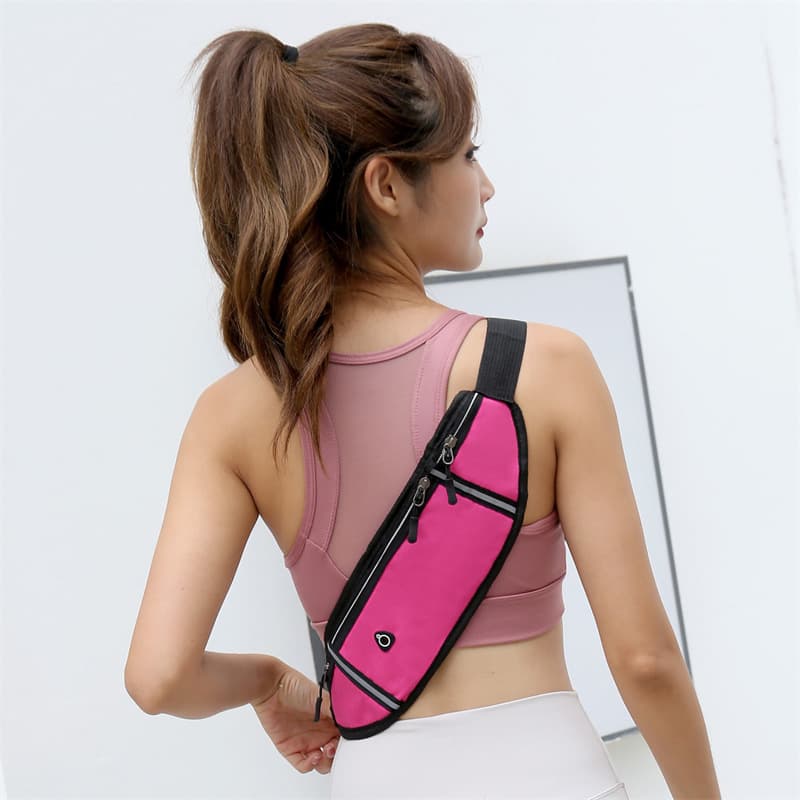 Sports universal belt bag, waterproof invisible shoulder bag, oxford cloth, for running 2