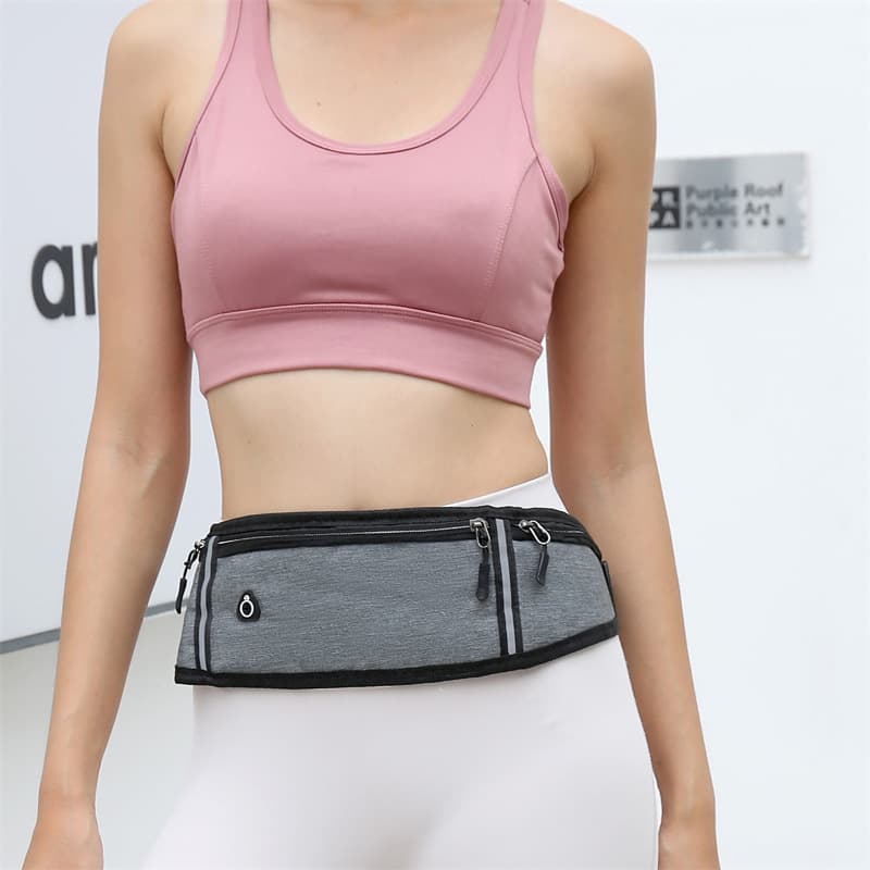Sports universal belt bag, waterproof invisible shoulder bag, oxford cloth, for running 3