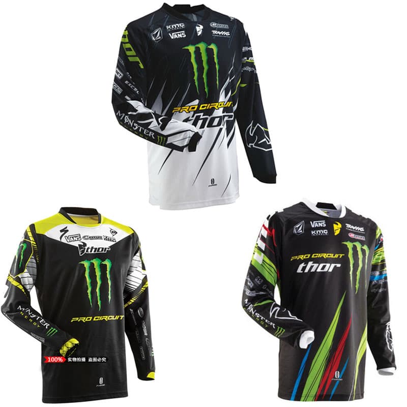 (Cross-border trading), kawasaki, summer long-sleeve, off-road jersey, mountain racing car