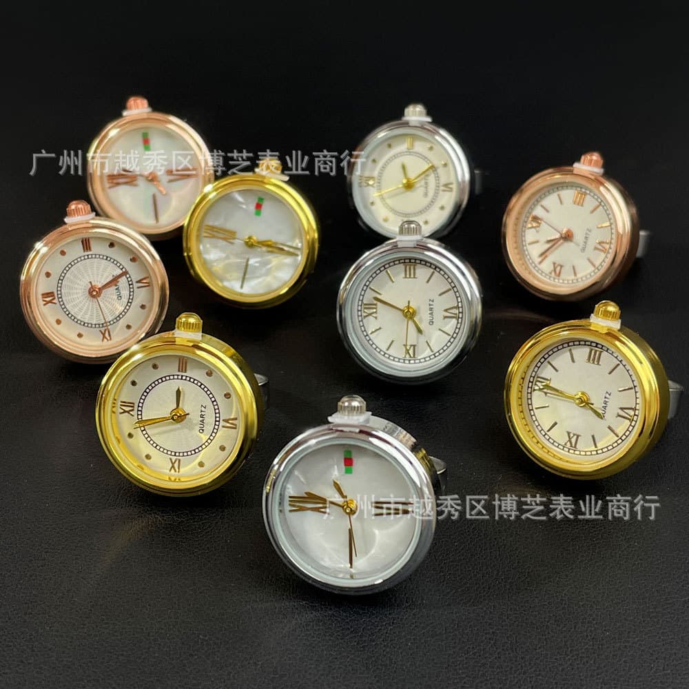 Waterproof ring, adjustable creative small universal watch for men and women 2