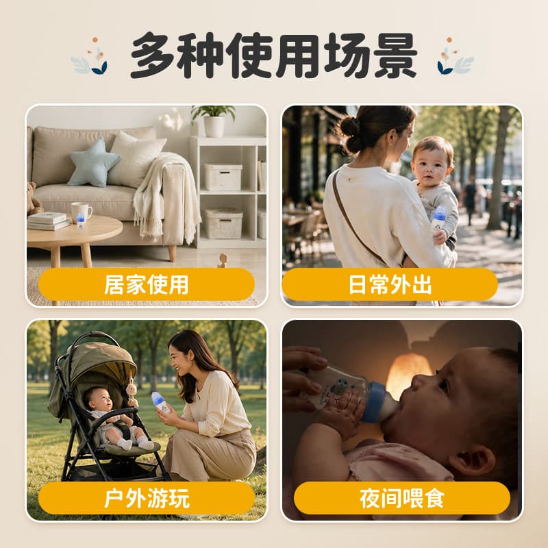 (Wholesale), small bottle detergent, plastic children's protective shatterproof feeding bottle for new born, 60 ml 3