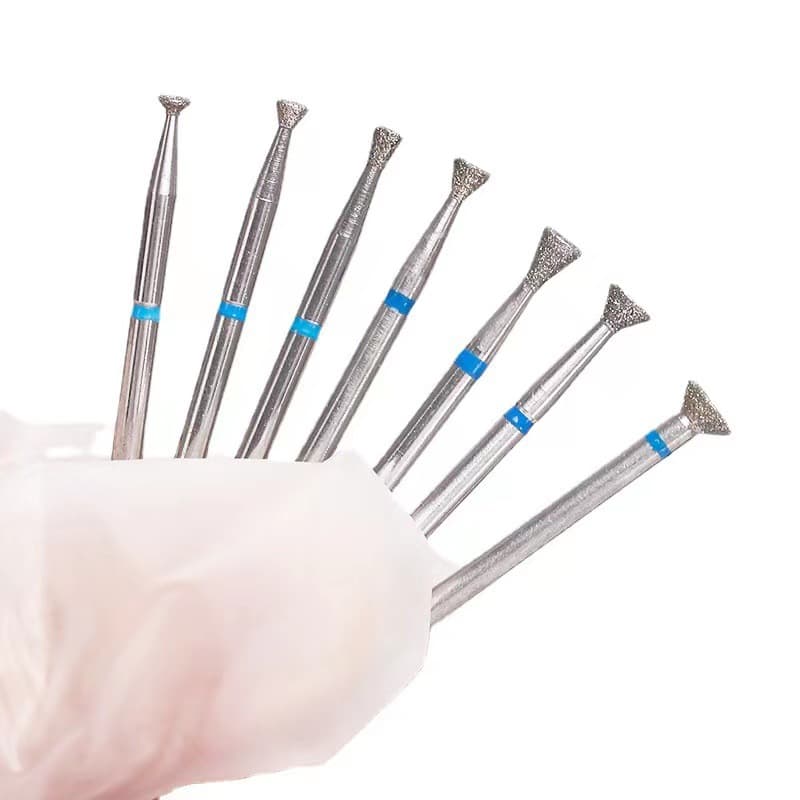 Cross-border manicure Russian-style diamond grinding head pre-treatment nail surface pocket tool nail polish 4