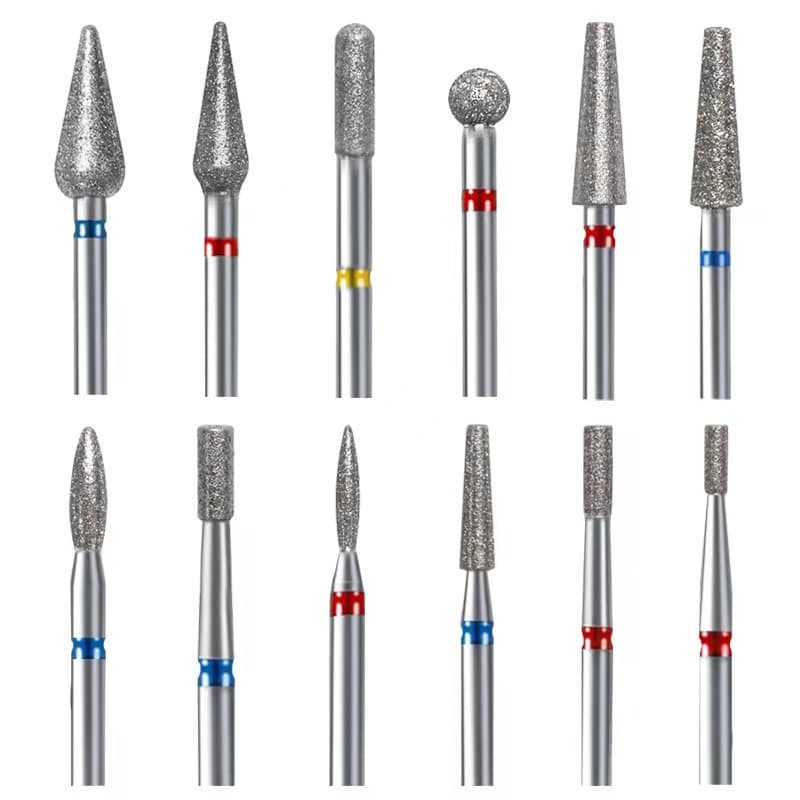 Cross-border manicure Russian-style diamond grinding head pre-treatment nail surface pocket tool nail polish 5