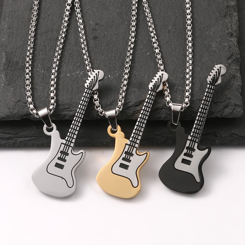 Universal necklace stainless steel, pendant, sweater, internet celebrity, does not fade 3