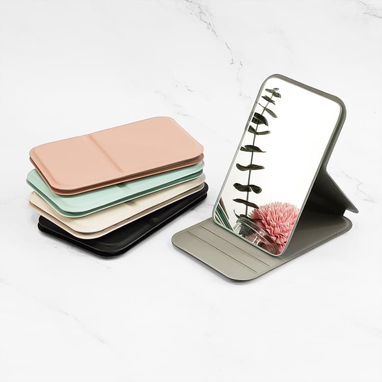 Handheld table folding mirror, custom-made, with your logo imprint 2