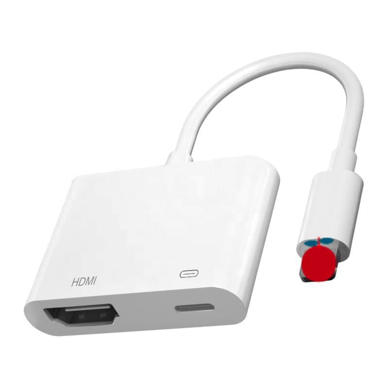 Suitable for Apple Lightning to HDMI same-screen cable, mobile phone to TV HD video converter 5