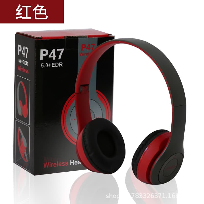 P47 Foldable headphones, bluetooth, Birthday gift 4