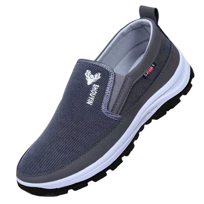 Men's low cloth walking shoes, trend of season, soft sole, for middle age 5