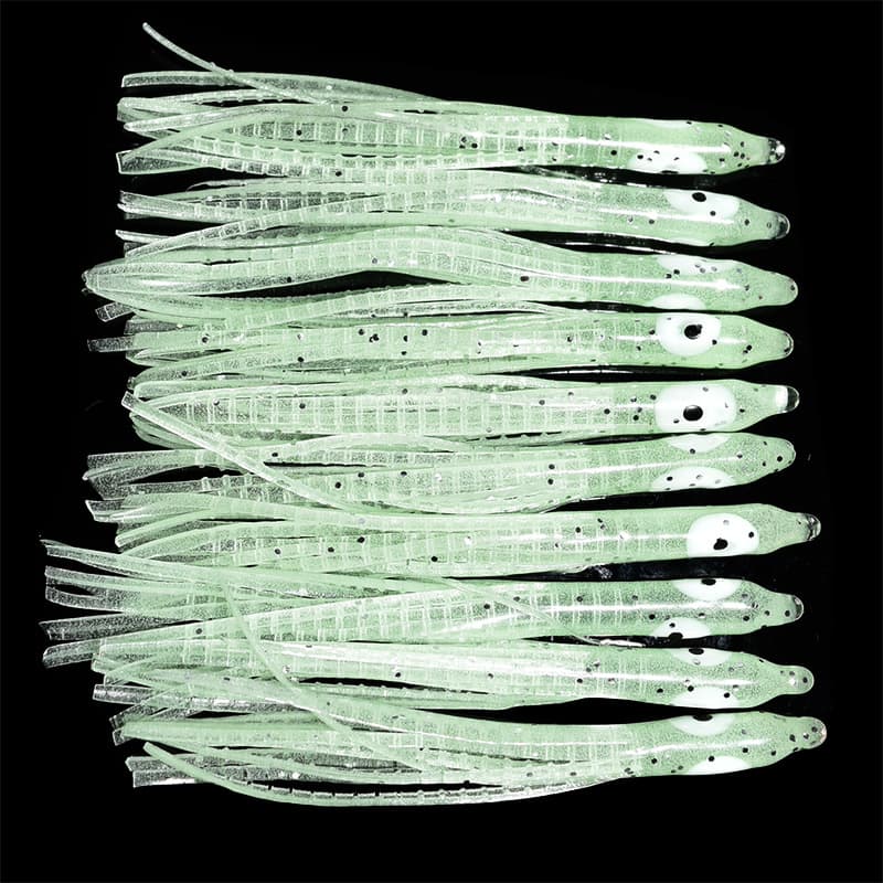 10 needle night luminous chapter bait squid, polyhhuba bionic Luya bait sea fishing bait, soft bait fake bait bait 2