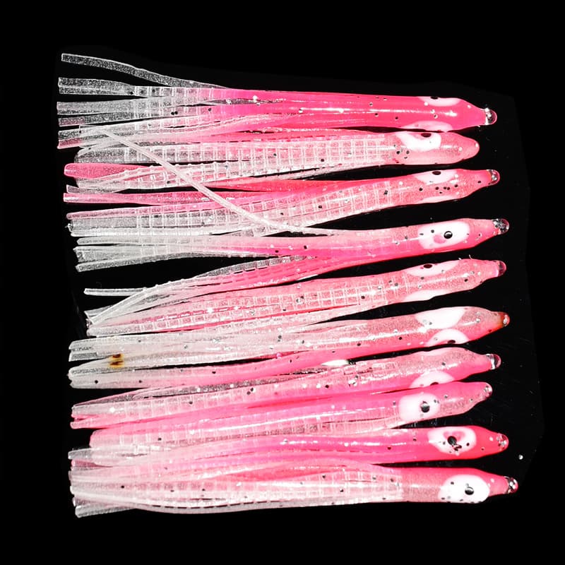 10 needle night luminous chapter bait squid, polyhhuba bionic Luya bait sea fishing bait, soft bait fake bait bait 3