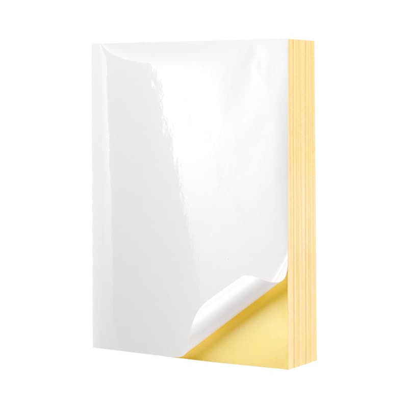 A4 self-adhesive label sticker glossy matte sealing sticker a4 self-adhesive inner cutting printing paper sticker customization 5