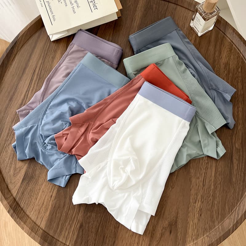 Silk pants, thin elastic breathable trousers, loose fit 2