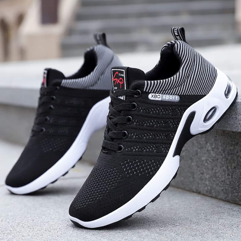 (Cross-border trading), summer breathable soft heel, casual running sneakers, plus size, made with flyknit technology 2