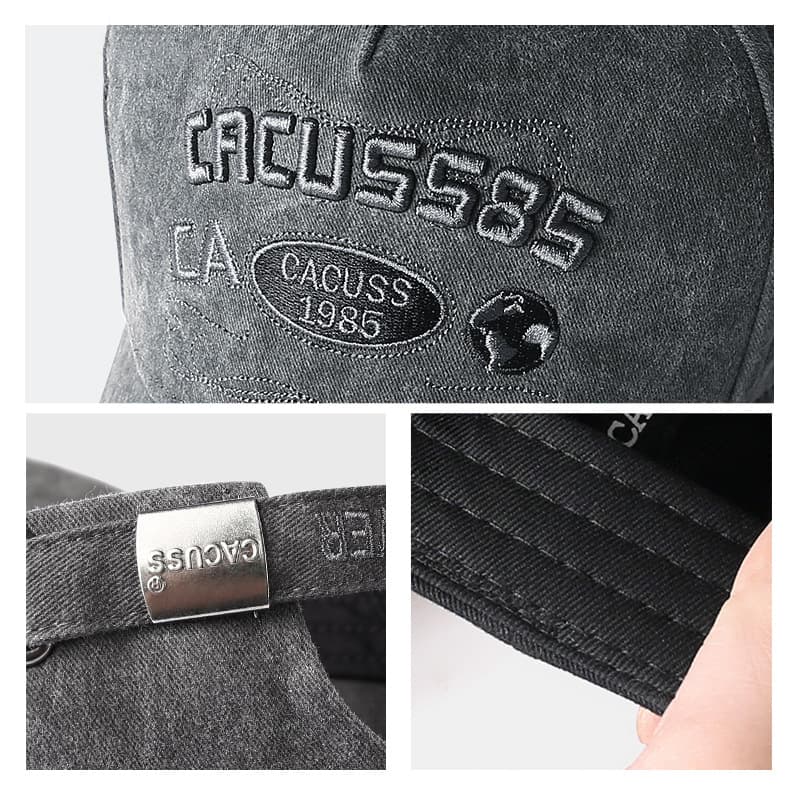 Summer cotton baseball cap, breathable travel hat 4