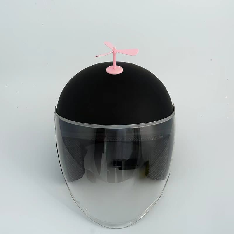 Electric car, helmet, motorcycle, rotating cute windmill toy, air fan, dragonfly 3