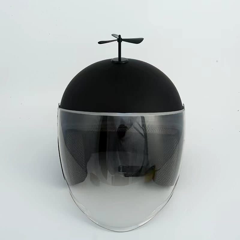 Electric car, helmet, motorcycle, rotating cute windmill toy, air fan, dragonfly 4