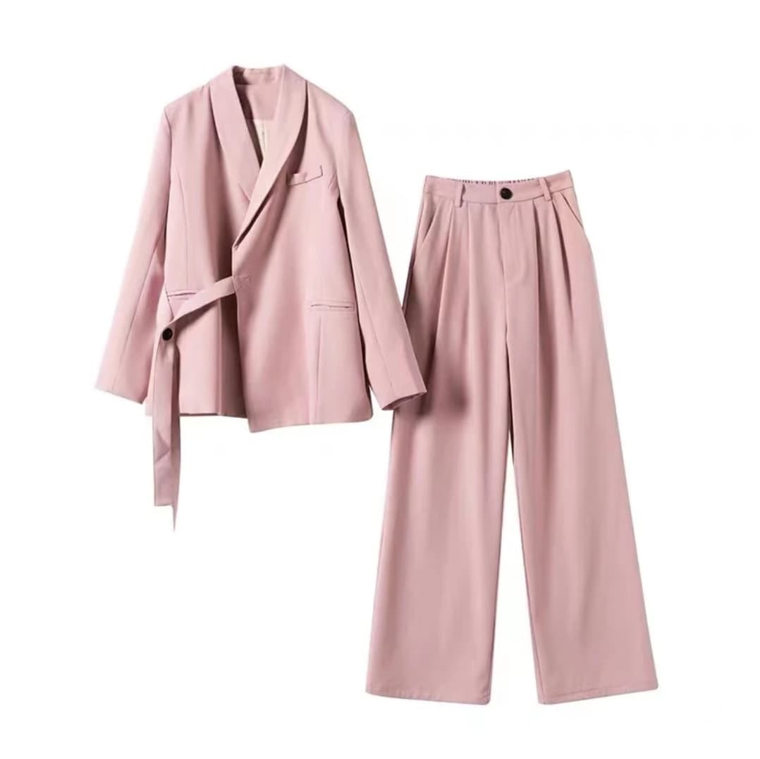 Classic suit jacket, professional set for leisure, suitable for spring and autumn, oversize, high-quality style 5